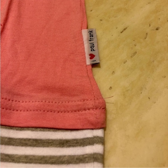 Paul Frank Pink Hoodie with Striped Accents - Picture 3 of 5